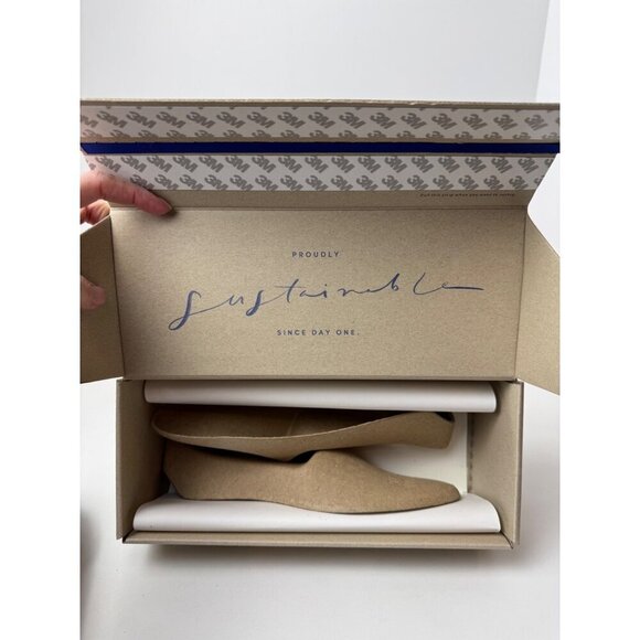 Rothy's Shoes Women 7 Brown Mocha Spot Leopard Ballet Flats Loafers Preppy Knit - Picture 13 of 14